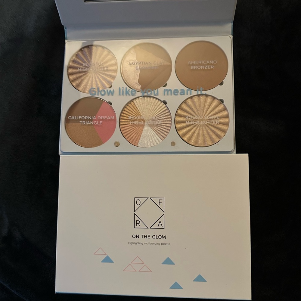 Ofra on the glow palette